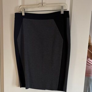 Elegant Gray and Black Women's Skirt